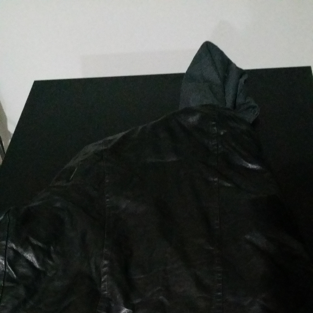 Levi's Faux Leather Hooded Jacket